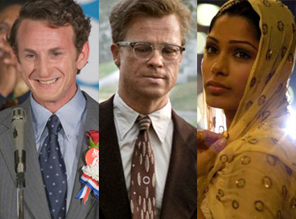 Milk, The Curious Case of Benjamin Button, Slumdog Millionaire Milk, The Curious Case of Benjamin Button, Slumdog Millionaire